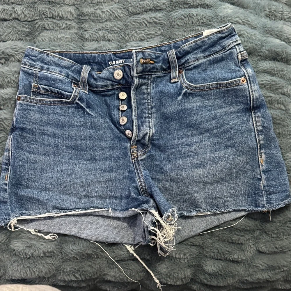 Old Navy Women's Distressed Blue Jean Shorts